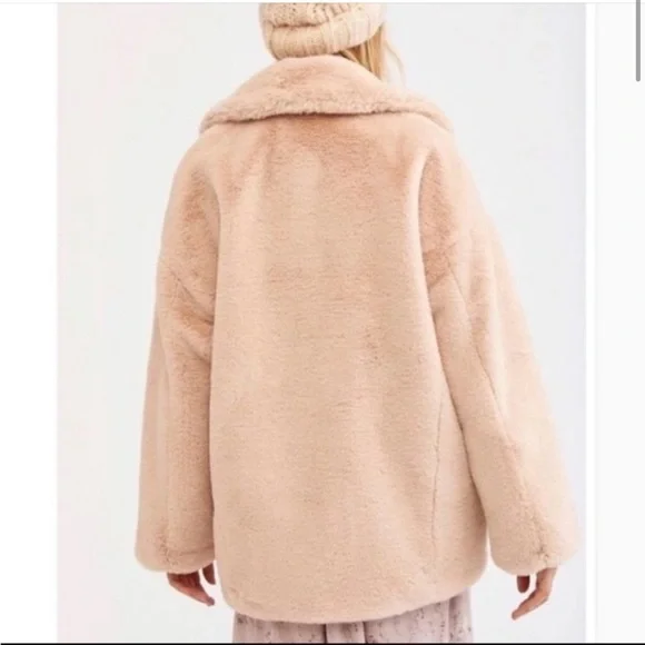 Free People Kate Faux Fur Coat - Picture 6 of 6